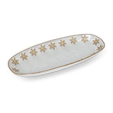 Snowflakes Platter | Oval