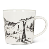 Ski Sketch Mug