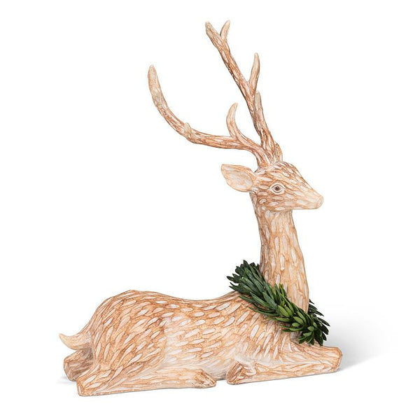 Wreathed Deer | Laying