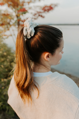 Barbays Scrunchie | Heathered Grey Medium Rib