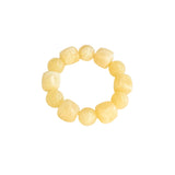 Resin Chunky Stone Bracelet | Buttercream