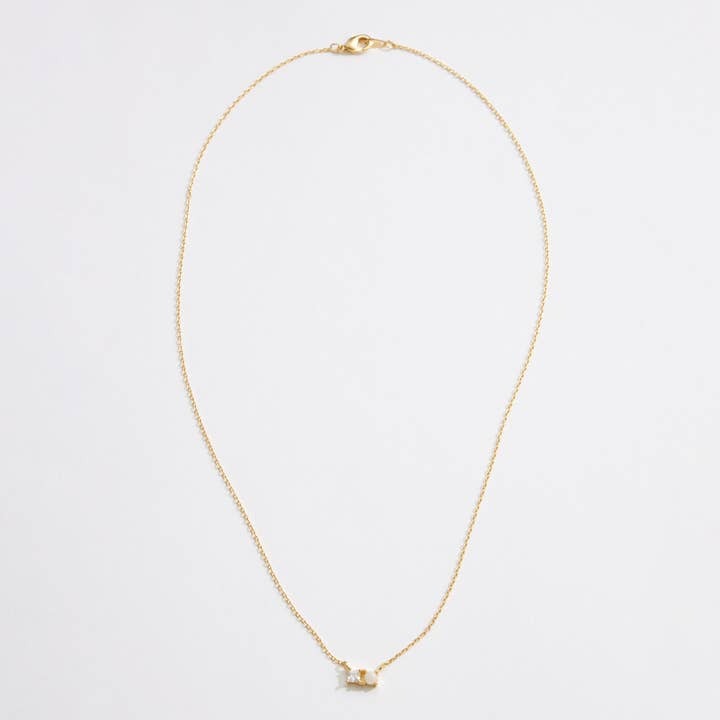 Duet Necklace | Gold