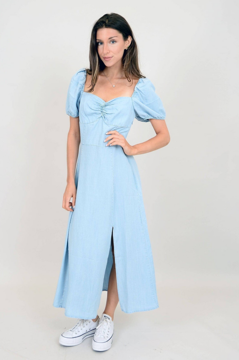 Dania Dress | Light Blue Denim - FINAL SALE