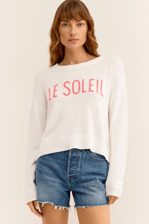Sienna Le Soleil Sweater | White