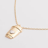 Coffee Lover Necklace | Gold