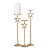 Tall Star Candle Holder | Large