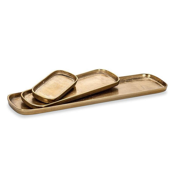 Gold Oval Tray | Large