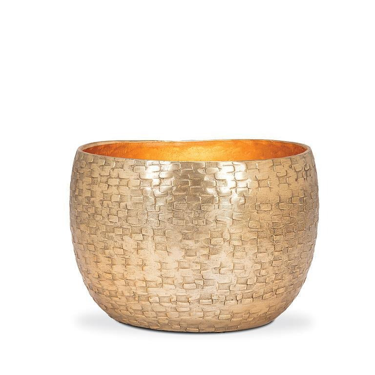 Gold Hammered Votive | Large