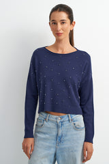 Clara Sweater | Navy