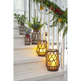 Willow Wrapped Lantern | Small