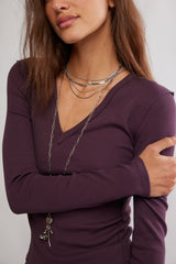 Neria Top | Vintage Grape