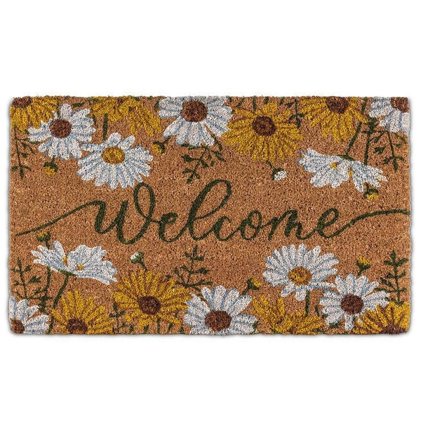 Welcome Daisies Doormat