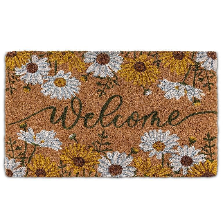 Welcome Daisies Doormat