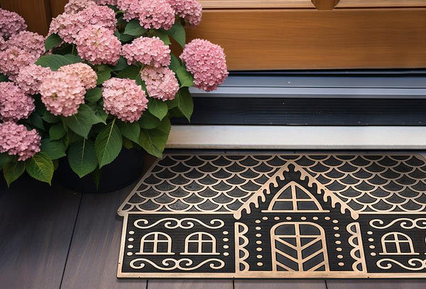 Rubber Gingerbread Doormat