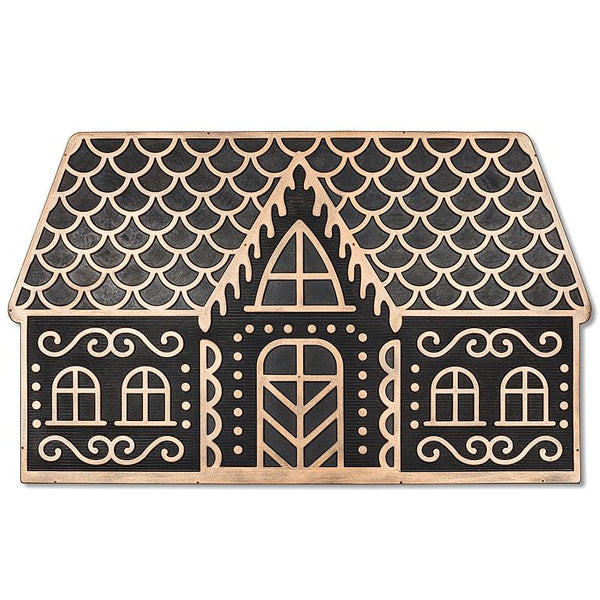 Rubber Gingerbread Doormat
