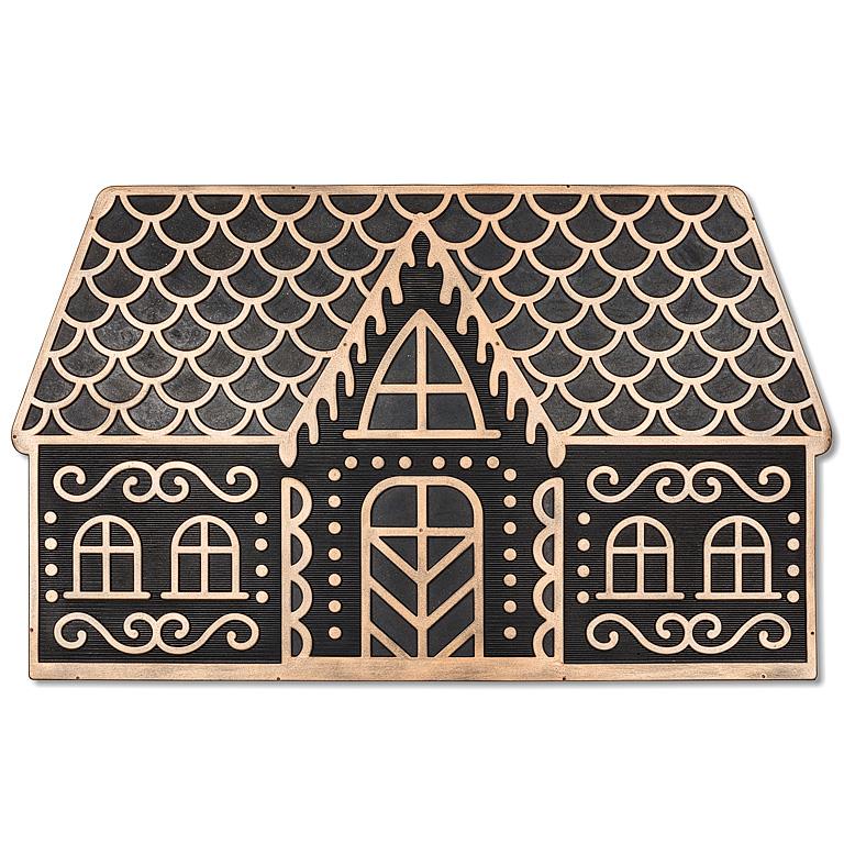 Rubber Gingerbread Doormat