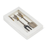 Olive & Leaf Cheese Knives | Set of 3