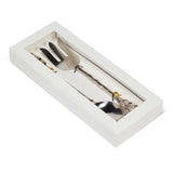 Olive & Leaf Salad Servers