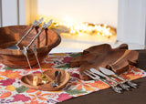 Olive & Leaf Salad Servers