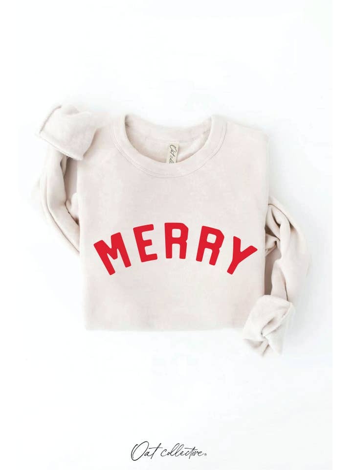 Merry Sweatshirt | Heather Dust