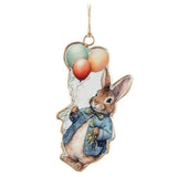 Bunny Holding Balloons Ornament - FINAL SALE