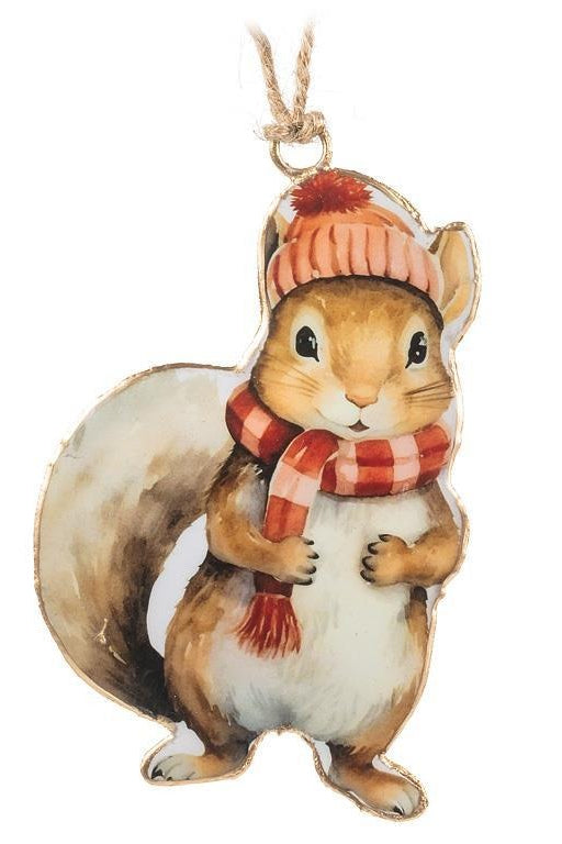 Winter Squirrel Ornament