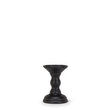 Black Turned Pillar Holder | Extra Small