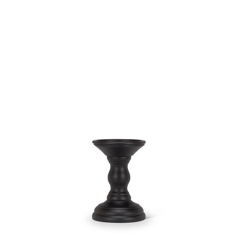 Black Turned Pillar Holder | Extra Small