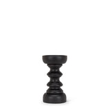 Black Turned Pillar Holder | Small
