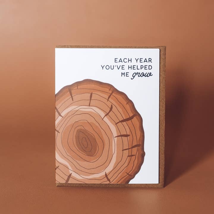 You've Helped Me Grow Card