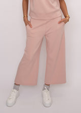 Victoria Cropped Pants | Shell Pink