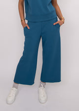 Victoria Cropped Pants | Border Blue