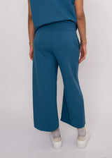 Victoria Cropped Pants | Border Blue