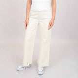 Philomena Twill Pants | Cream - FINAL SALE