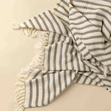 Castaway Cotton Throw | Slate