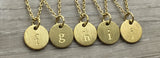 Gold Monogram Necklace - FINAL SALE