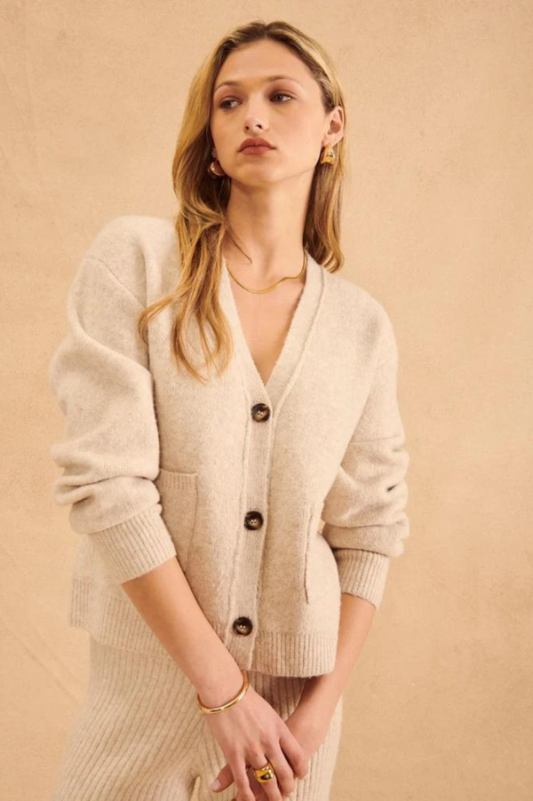 Braxton Cardigan | Birch - FINAL SALE