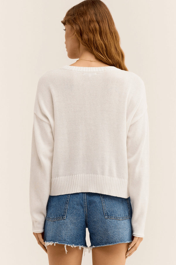 Sienna Le Soleil Sweater | White