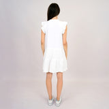 Arianne Gauze Dress | White - FINAL SALE