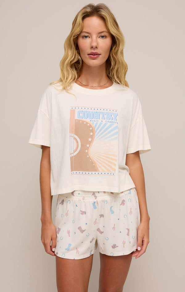 Country Music Tee | Sea Salt