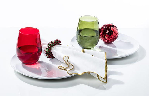Beaded Wreath Napkin Ring