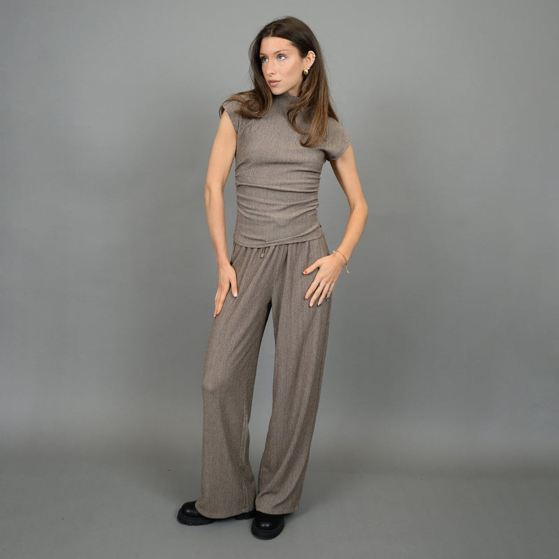 Pauleena Pants | Taupe Twist