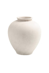 White Terracotta Vase | Small