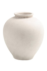 White Terracotta Vase | Large