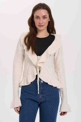 Stirling Cardigan | White