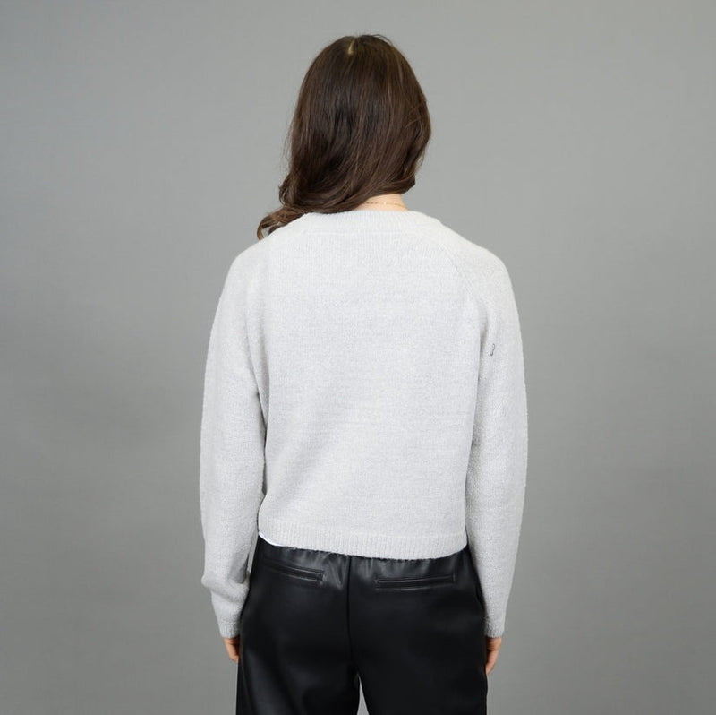 Yuri Cardigan | Light Grey Mix - FINAL SALE