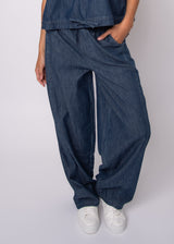 Kayla Barrel Pants | Didi Dark Wash