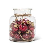 Mercury Glass Ornament | Red Ball