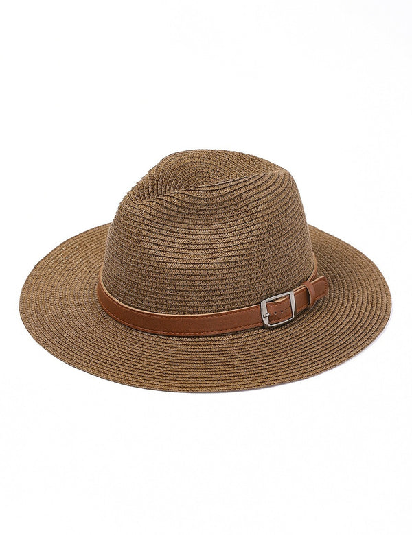 Straw Fedora | Brown