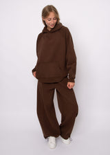 Beata Fleece Barrel Pant | Mohagany